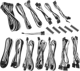 BitFenix Alchemy 2.0 SSC-Series Kabel Kit für Netzteile, schwarz/weiß (BFX-ALC-SSCKW-RP)