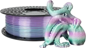 AzureFilm PLA Silk, Rainbow Aurora, Spule, 1.75mm