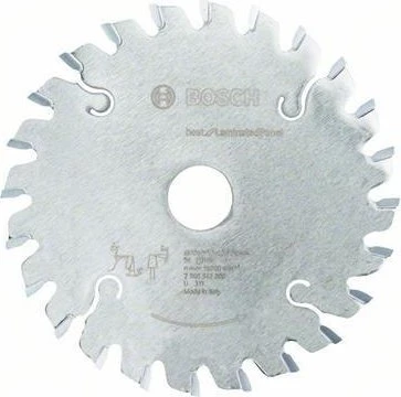 Bosch Professional Best for Laminated Panel Kreissägeblatt 24Z, 125x3.1x20mm, 1 Stück