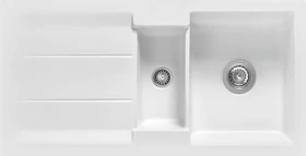 systemceram Genea 100 F Einbau Becken reversibel polar