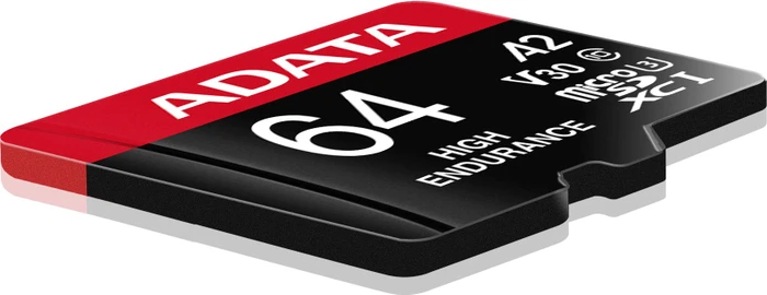 ADATA High-Endurance R100/W80 64GB Kit, UHS-I U3, A2, Class 10