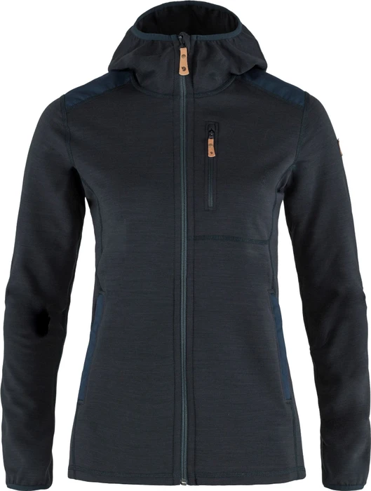 Fjällräven Keb Fleece Hoodie Jacke dark navy (Damen)