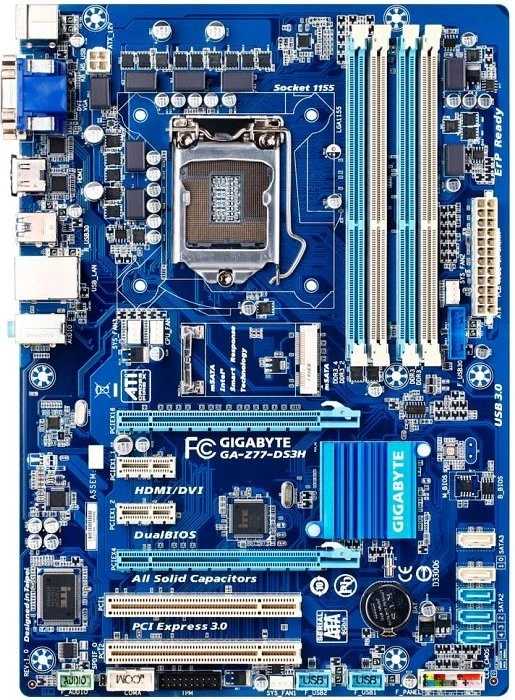 GIGABYTE GA-Z77-DS3H (Intel 1155)