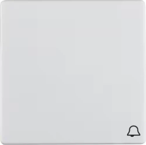 Berker Q.1/Q.3 Wippe mit Aufdruck Symbol für Klingel, polarweiß samt
