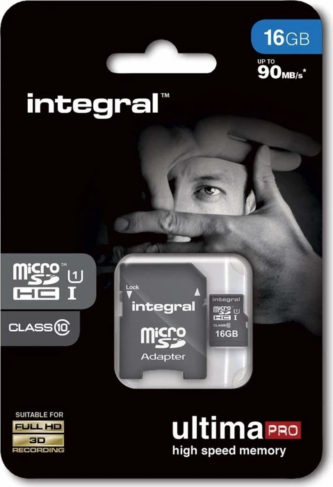 Integral ultima PRO R90 16GB Kit, UHS-I U1, Class 10