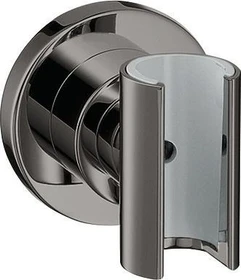Hansgrohe Axor Citterio Brausehalter rund polished black chrome