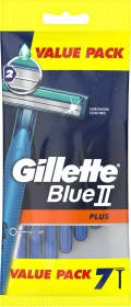 Gillette Blue II Plus Einwegrasierer, 7 Stück