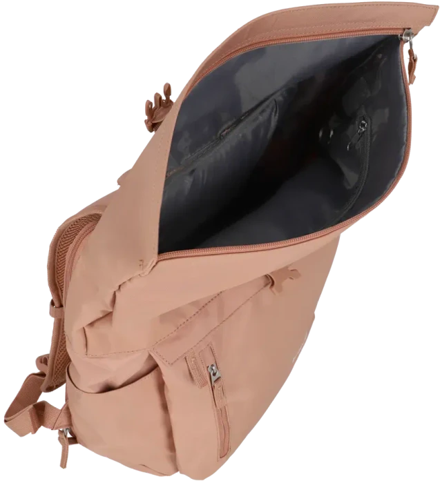 Travelite Basics Rollup Laptoprucksack, 15.6", puderrosa