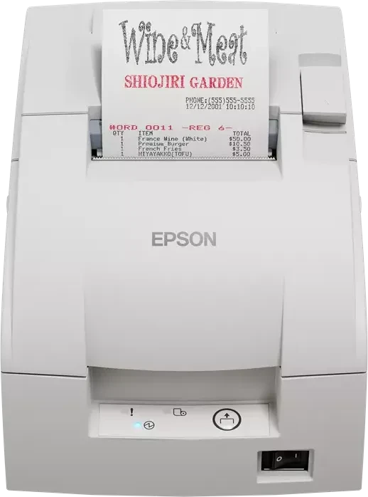 Epson TM-U220IID, seriell, PS, NE sensor, EDG, weiß, Nadeldruck