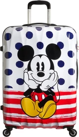 American Tourister Disney Legends Spinner 75cm Mickey blue dots