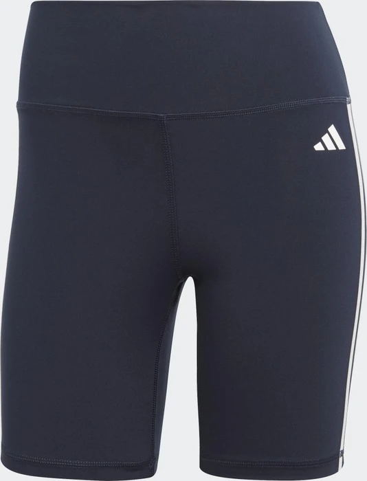 adidas Training Essentials 3-Streifen High-Waisted Hose kurz (Damen)