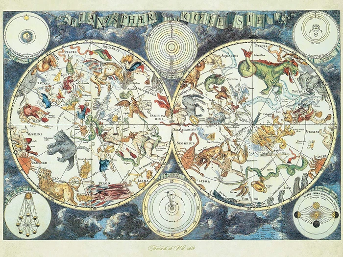 Ravensburger Weltkarte mit fantastischen Tierwesen