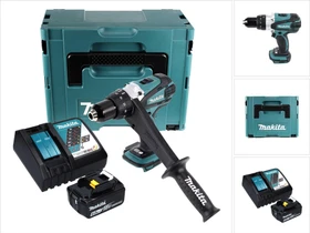 Makita DDF458RG1J Akku-Bohrschrauber inkl. MAKPAC + Akku 6.0Ah