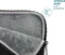 Mobilis Skin 12.5-14" Memory Foam Notebookhülle, schwarz/grau Vorschaubild