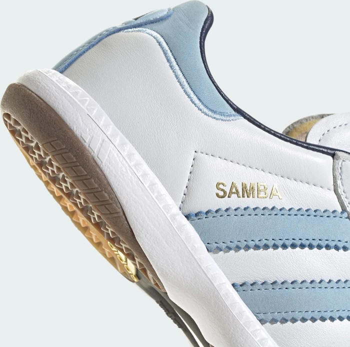 adidas Samba MN cloud white/clear sky/gum