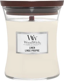 WoodWick Linen Duftkerze, 275g