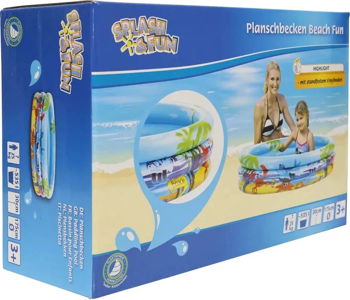 Splash & Fun Beach Fun Planschbecken rund 175x30cm