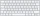 Apple Magic Keyboard (USB-C), weiß/silber, USB/Bluetooth, DE (MXCL3D/A)
