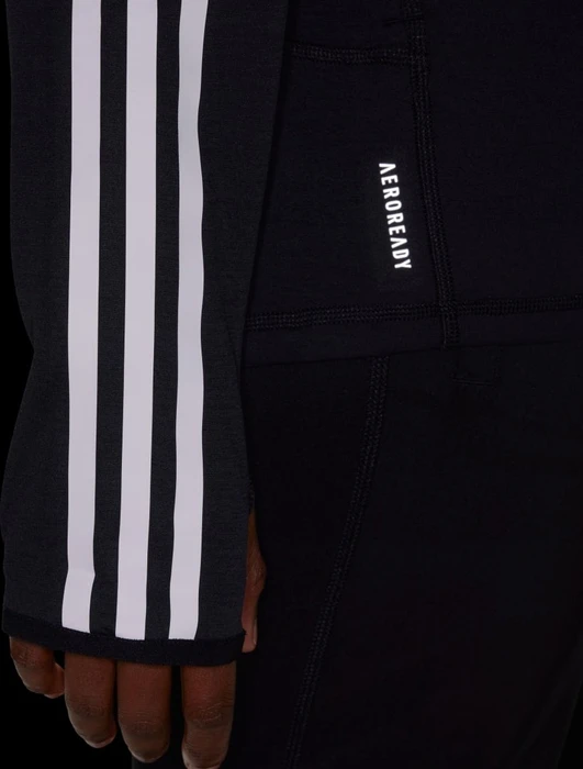 adidas Own the Run Trainingshose lang schwarz (Damen)