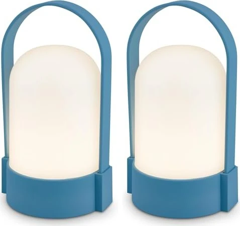 Briloner Asa Tischleuchte blau
