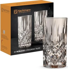 Nachtmann Noblesse Longdrinkglas taupe, 2 Stück