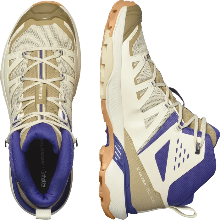 Salomon X Ultra 360 Edge Mid GTX bleached sand/kelp/spectrum blue (Herren)