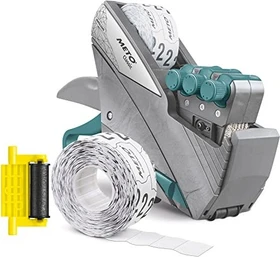 METO Preisauszeichner Classic XL 3329, Starter-Set, grau/grün