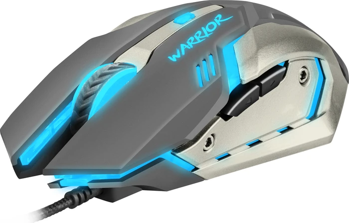 Natec Fury Warrior Gaming Mouse silber/grau, USB