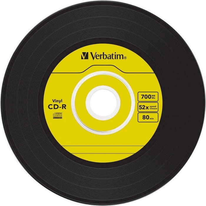 Verbatim Azo Data Vinyl-Design CD-R 80min/700MB, 52x, 10er Slimcase