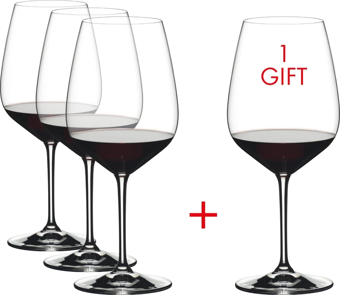 Riedel Heart to Heart Cabernet Sauvignon Glas, 4 Stück