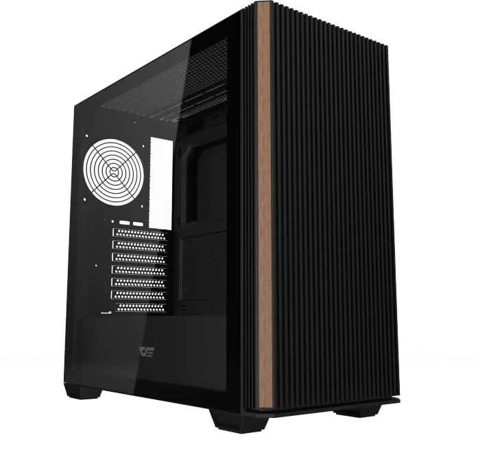 DarkFlash DS900WS Black, USB-C, Glasfenster