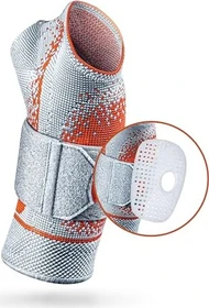 Sporlastic Manudyn Supreme Handgelenkbandage links Größe S blau, 1 Stück