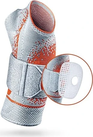 Sporlastic Manudyn Supreme Handgelenkbandage links Größe S blau, 1 Stück