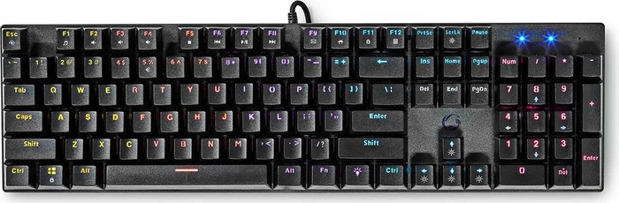 Nedis Wired Gaming Keyboard, schwarz, LEDs RGB, USB, US