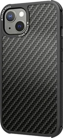 Black Rock Robust Case Real Carbon für Apple iPhone 13 schwarz