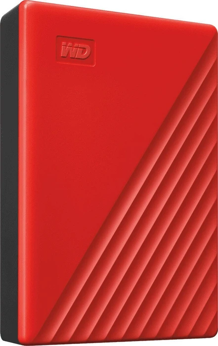 Western Digital WD My Passport Portable Storage, rot, 6TB, USB 3.0 Micro-B