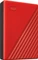 Western Digital WD My Passport Portable Storage, rot, 6TB, USB 3.0 Micro-B Vorschaubild