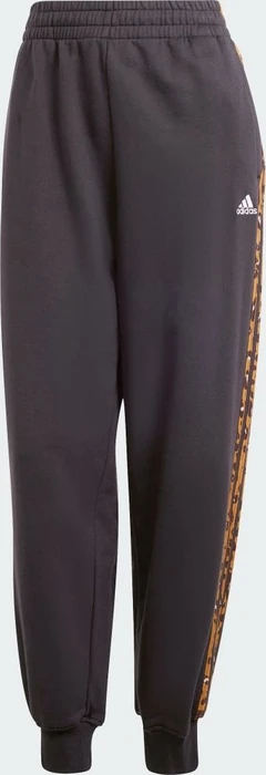 adidas Essentials 3-Streifen Animal-Print Trainingshose 7/8 schwarz (Damen)