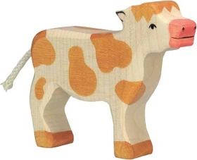Goki Holztiger Kalb stehend braun