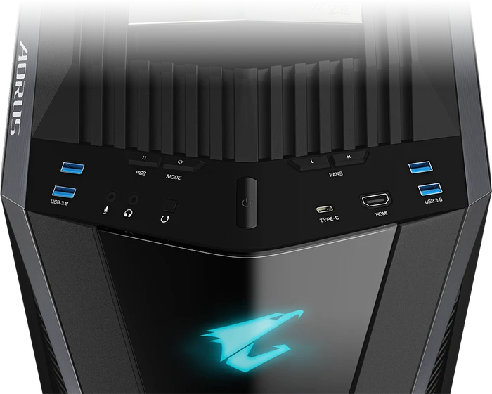 GIGABYTE AORUS C700 Glass, Glasfenster
