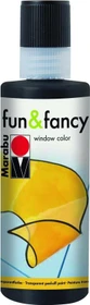 Marabu Window Color fun & fancy Malfarbe Glas/Porzellan, konturensilber, 80ml