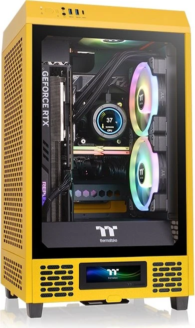 Thermaltake LCD Panel Kit 3.9" für Thermaltake The Tower 200, gelb