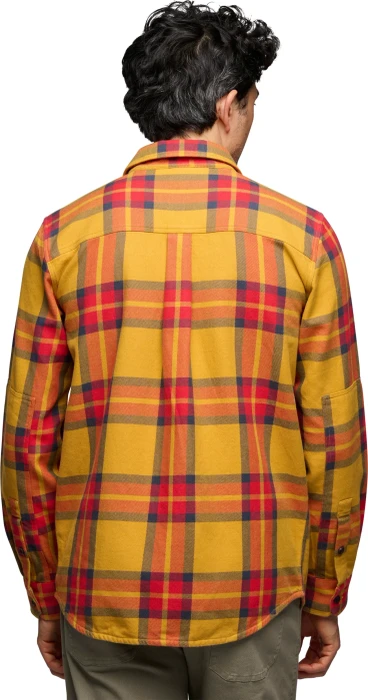 Black Diamond Project Twill Hemd langarm amber/coral red (Herren)