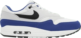 Nike Air Max 1 white/deep royal blue/pure platinum/black (Herren)