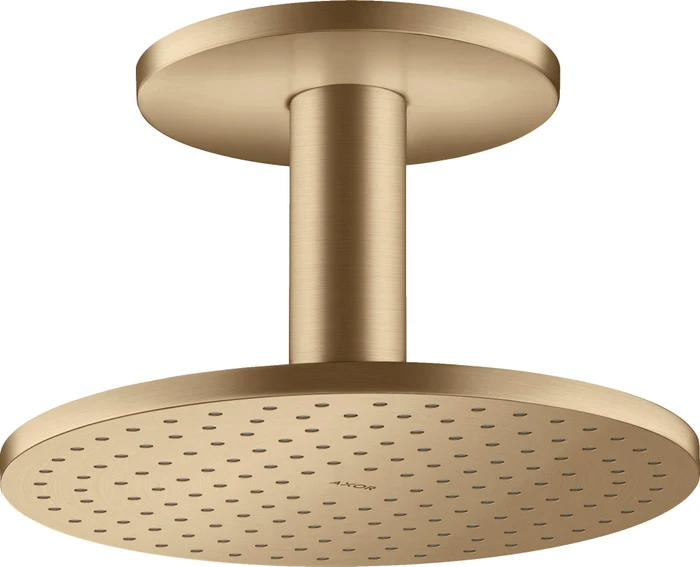 Hansgrohe Axor ShowerSolutions Kopfbrause 250 2jet mit Deckenanschluss brushed bronze