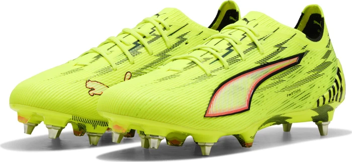 Puma Ultra 6 Ultimate MxSG yellow alert/puma black/glowing red/lime squeeze