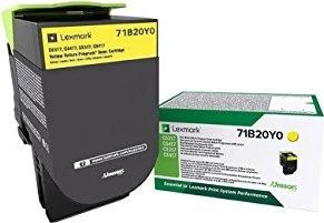 Lexmark Return Toner 71B20Y0 gelb