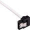 Corsair Premium Sleeved SATA 6Gb/s Kabel weiß 0.6m, gewinkelt Vorschaubild
