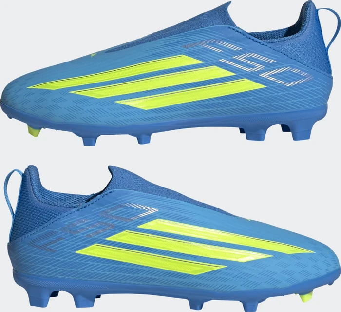 adidas F50 League Laceless FG/MG lucid ray blue/team solar yellow 2/lucid aquamarine (Junior)