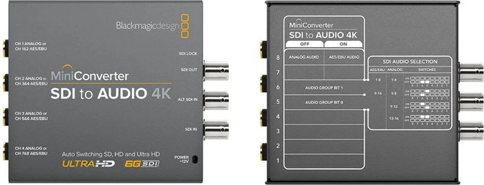 Blackmagic Design MiniConverter Mini Converter SDI to Audio 4K